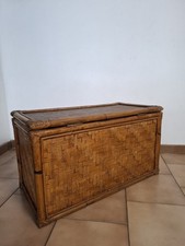 Baule In Bambù, Rattan Anni