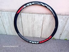 CERCHIO CARBONIO ANTERIORE * MICHE SWR 38 * TUBOLARI PISTA FRENANTE 18 FORI/HOLE