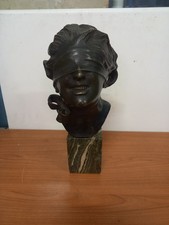 Scultura In Bronzo Dea Bendata