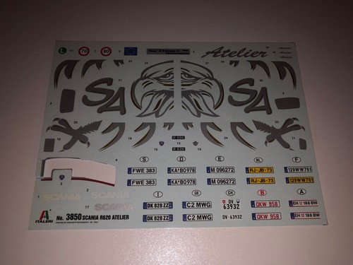 Italeri decalques pour - 1/24,