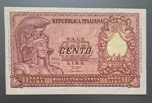 Banconota italia 100 lire - banconota,