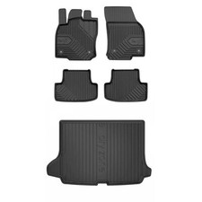 Frogum TPE Tappetini+Portabagagli Set per Audi Q2 2016-2020 TPE set di tappeti p