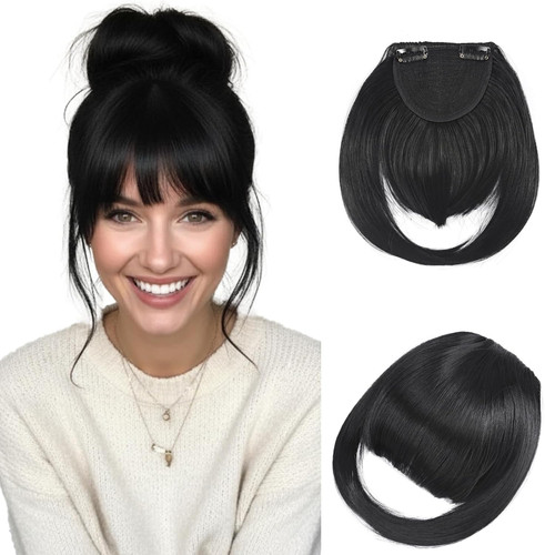 Frangia clip capelli naturale - clip,