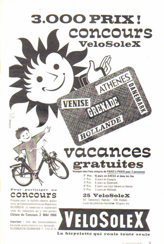 Pub velosolex 1966 - ,