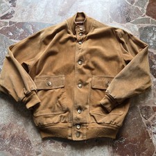 bomber pelle uomo scamosciata 