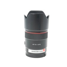Obiettivo Samyang AF 75mm F1.8 FE usato per Sony FE fit (cappuccio SH43290)
