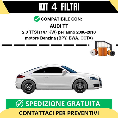 Kit filtri tagliando per - kit, 4