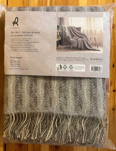 Plaid lanerossi 100 lana - plaid, 100%