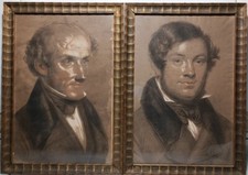 Coppia Di Ritratti Del 1838