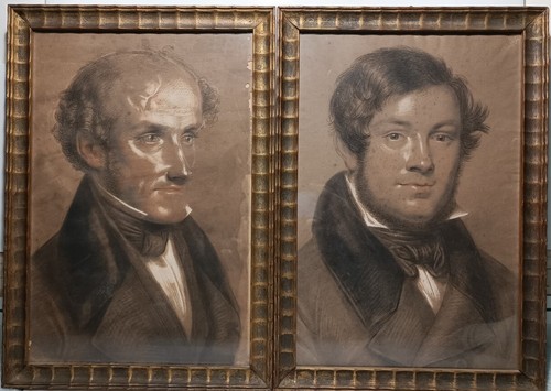 Coppia ritratti del 1838 - coppia, di