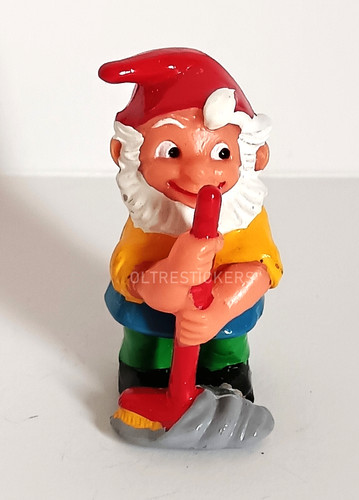 Gnomo con spazzolone kinder - spazzolone,