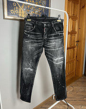 Jeans skater Dsquared2 nero