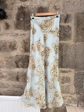 Gonna lunga Zara chiffon blu