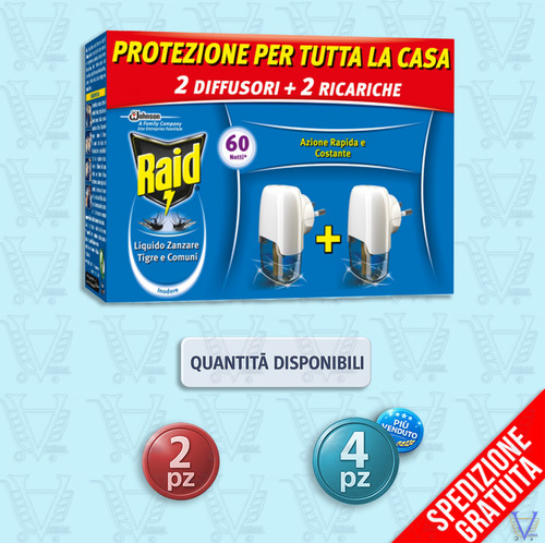 Raid diffusore elettrico promo - diffusore,