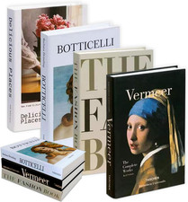 4 Pezzi Libri Decorativi per