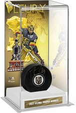 Marc-Andre Fleury Vegas Golden Knights 2021 Vezina Deluxe custodia alta da hockey