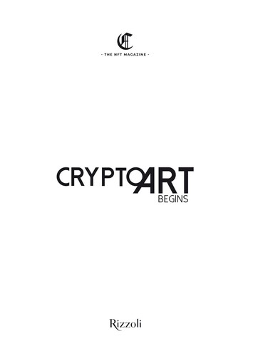 Crypto art begins ediz - begins., ediz.