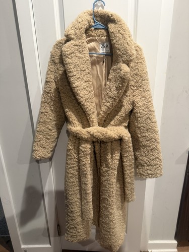 Cappotto lungo pile zara - cappotto,