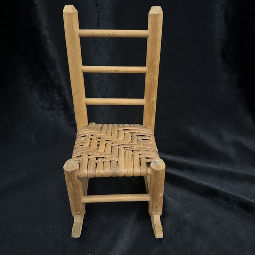 Sedia dondolo vintage in - a,