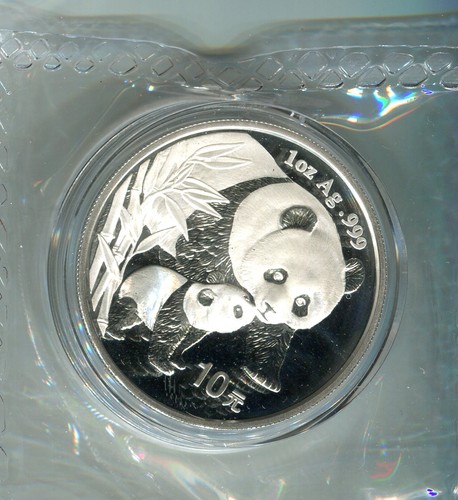 Cina yuan panda argento 1 - yuan,