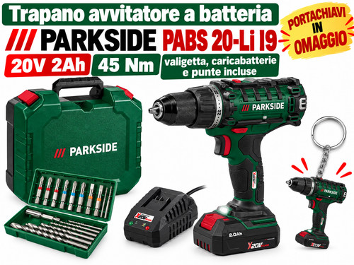 Trapano avvitatore parkside - avvitatore,