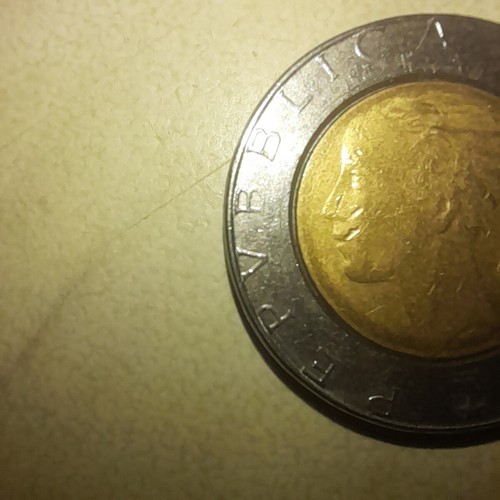 Moneta 500 lire repubblica - moneta,