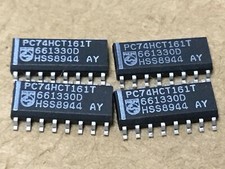 (4 PC) PHILIPS PC74HC161T Contatore binario 4 bit sincronizzatore SOIC 16 pin