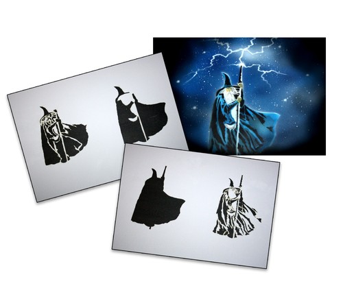 045 merlin modello stencil - as-045,