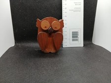 Civetta - Gufo fatta in legno - Scultura Arredo 