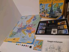 Viaggio In Europa Ravensburger 1990 Gioco In Scatola Vintage ( Manca 1 carta )