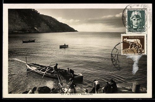 Cartolina tcv napoli - cartolina,