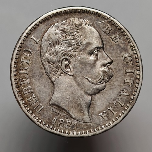 Lire 1881 umberto i - i, regno