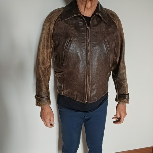 Giubbotto moto pelle - giubbotto,