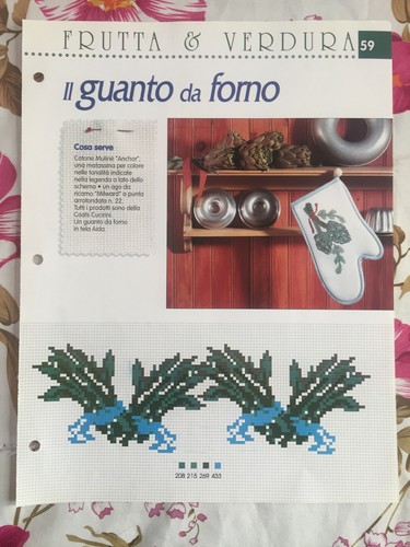 Schema punto croce ricamo - punto,