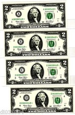 12 BANCONOTE 2 DOLLARI 2003