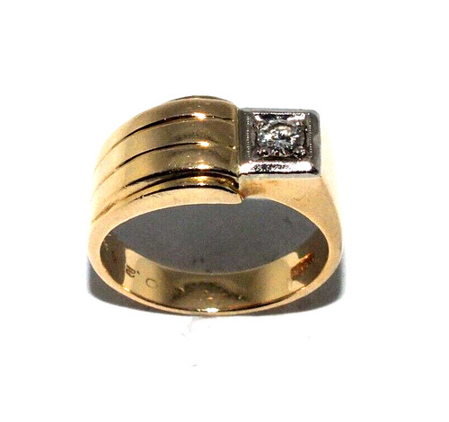 Anello signet oro giallo - anello, 18