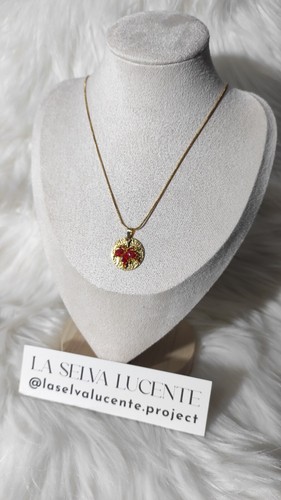Collana artigianale foglia - collana, ~