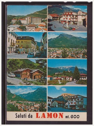 Cartolina saluti lamon mt - cartolina,