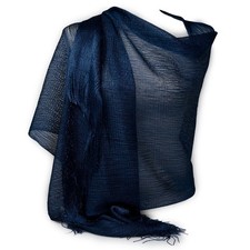 Stola blu cerimonia elegante