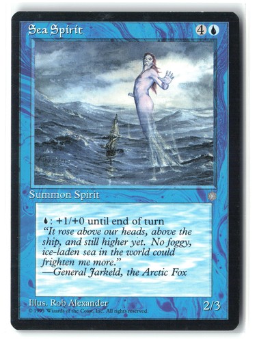Magic mtg sea spirit - ice, age