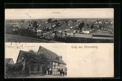 Cartolina kleinenberg vista - kleinenberg,,