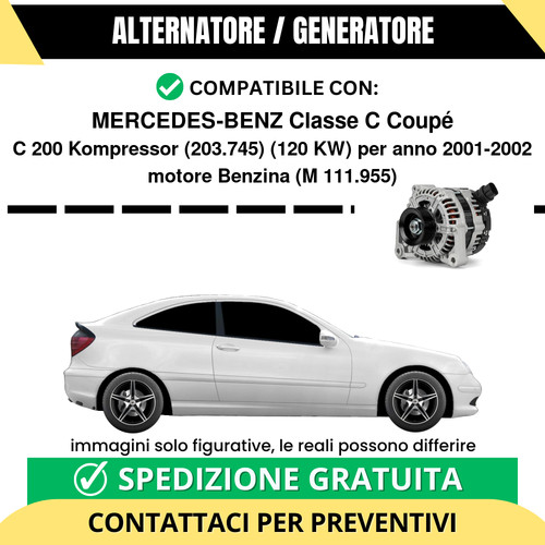 Alternatore mercedes benz - alternatore, mercedes-benz
