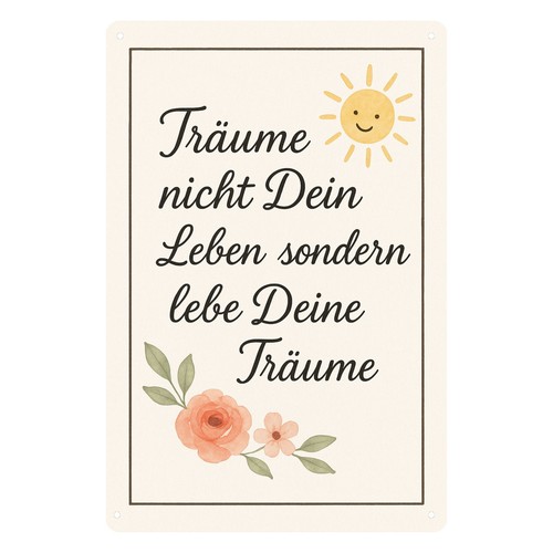 Targa latta frase - in,