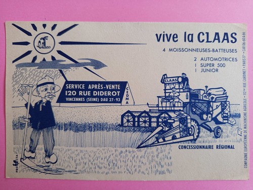 Buvard vive claas - buvard, la