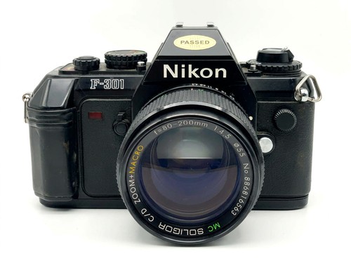 Nikon 301 soligor 200mm - nikon, 80-200mm
