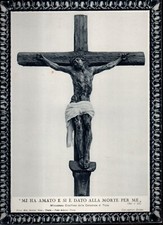  santino immagine sacra Crocifisso Pietro Frasa foto Adamo Troia anni '30 3