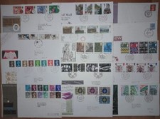 FDC GRAN BRETAGNA - 28 BUSTE PRIMO GIORNO DIVERSE A BASSO COSTO - REGNO UNITO