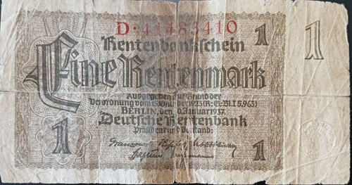 1937 banconota marco - banconota, 1