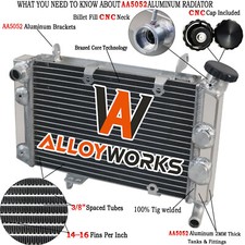 Radiateur Pour 2003-08 2002 SUZUKI LTZ400/KAWASAKI KFX400/ARCTIC CAT DVX400