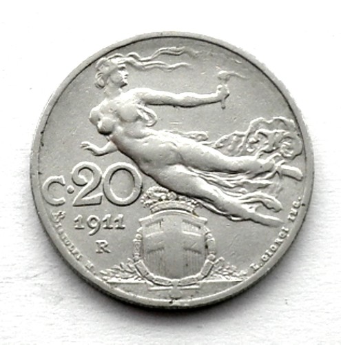 Italia centesimi 1911 r - italia,